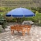 Gardenised Kids Picnic Table, Stained, Chinese Fir Wood, 19.7 in H Overall QI004615 - alternate 6